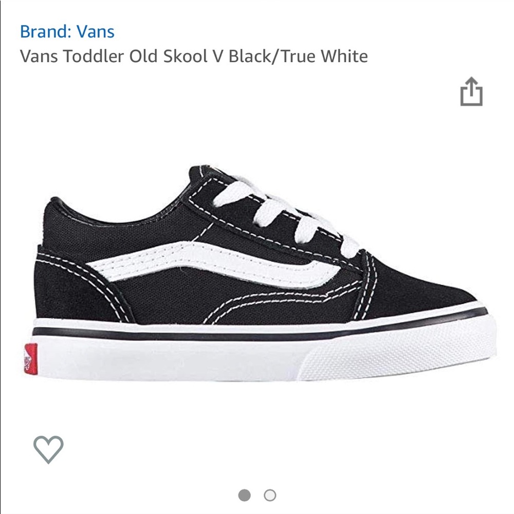NWT Old Skool Vans - Toddler 5